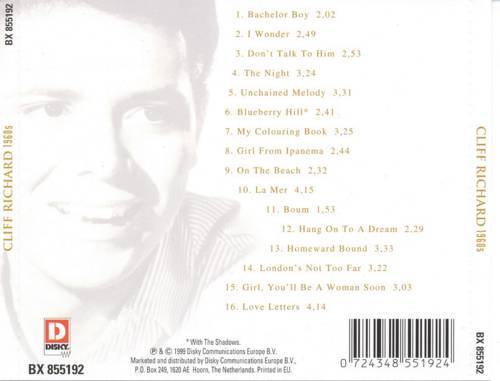 Cliff Richard 1960s : Back